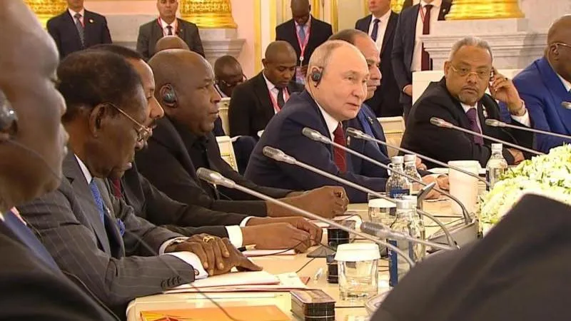 Putin highlights that Russia–Africa trade rose 1.5 times in three years