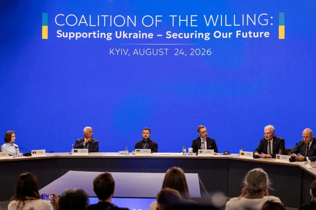 Coalition of the Willing leaders meeting in Kyiv, Aug. 24, 2026